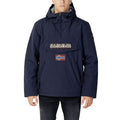 Blue Polyester Shell Jacket