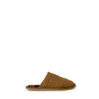 Beige Polyester-Hausschuhe