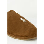 Beige Polyester-Hausschuhe