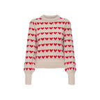 Beiges Polyester-Sweatshirt