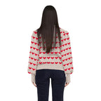 Beiges Polyester-Sweatshirt