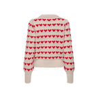 Beiges Polyester-Sweatshirt