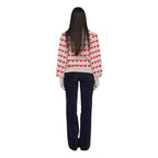 Beiges Polyester-Sweatshirt