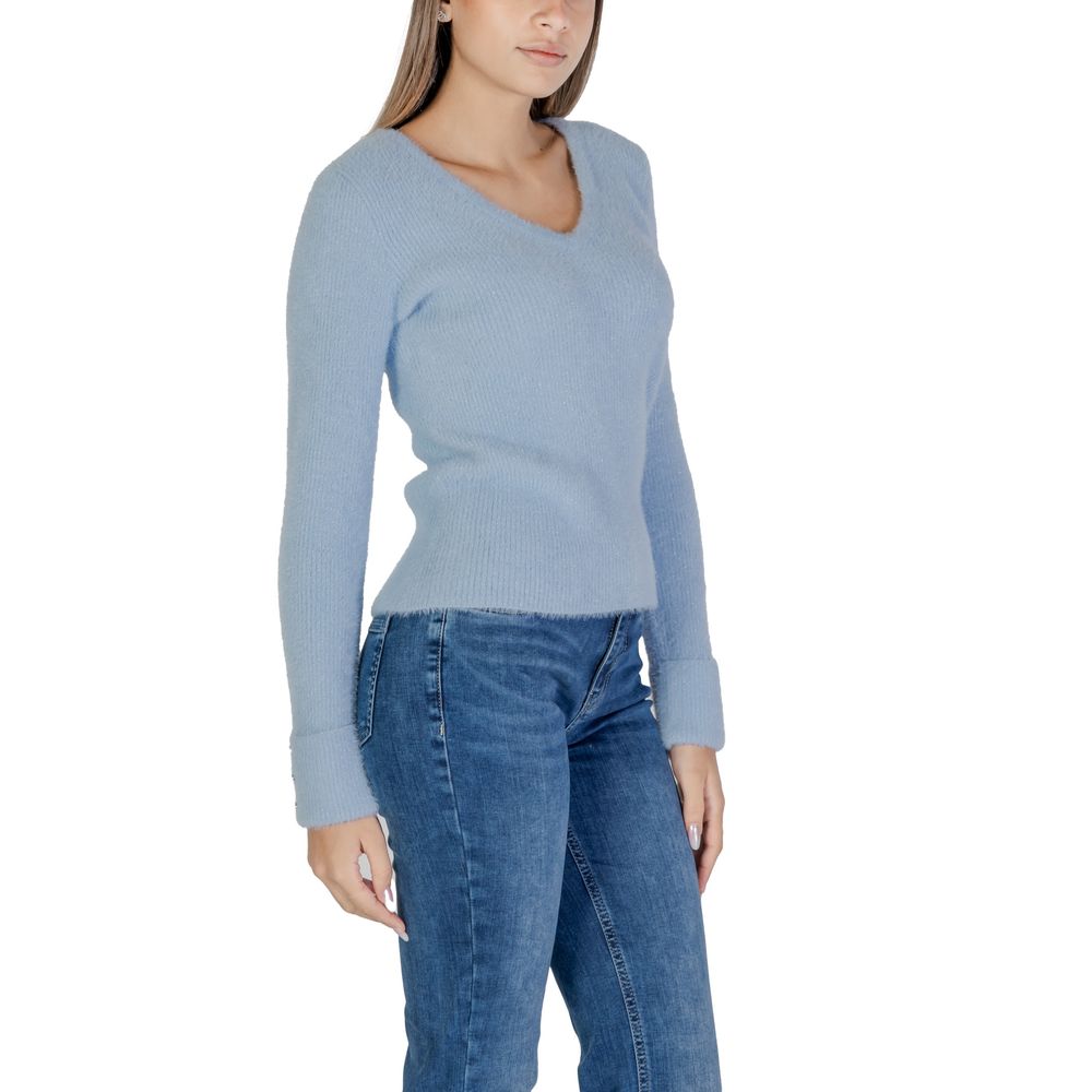 Blaues Polyamid-Sweatshirt