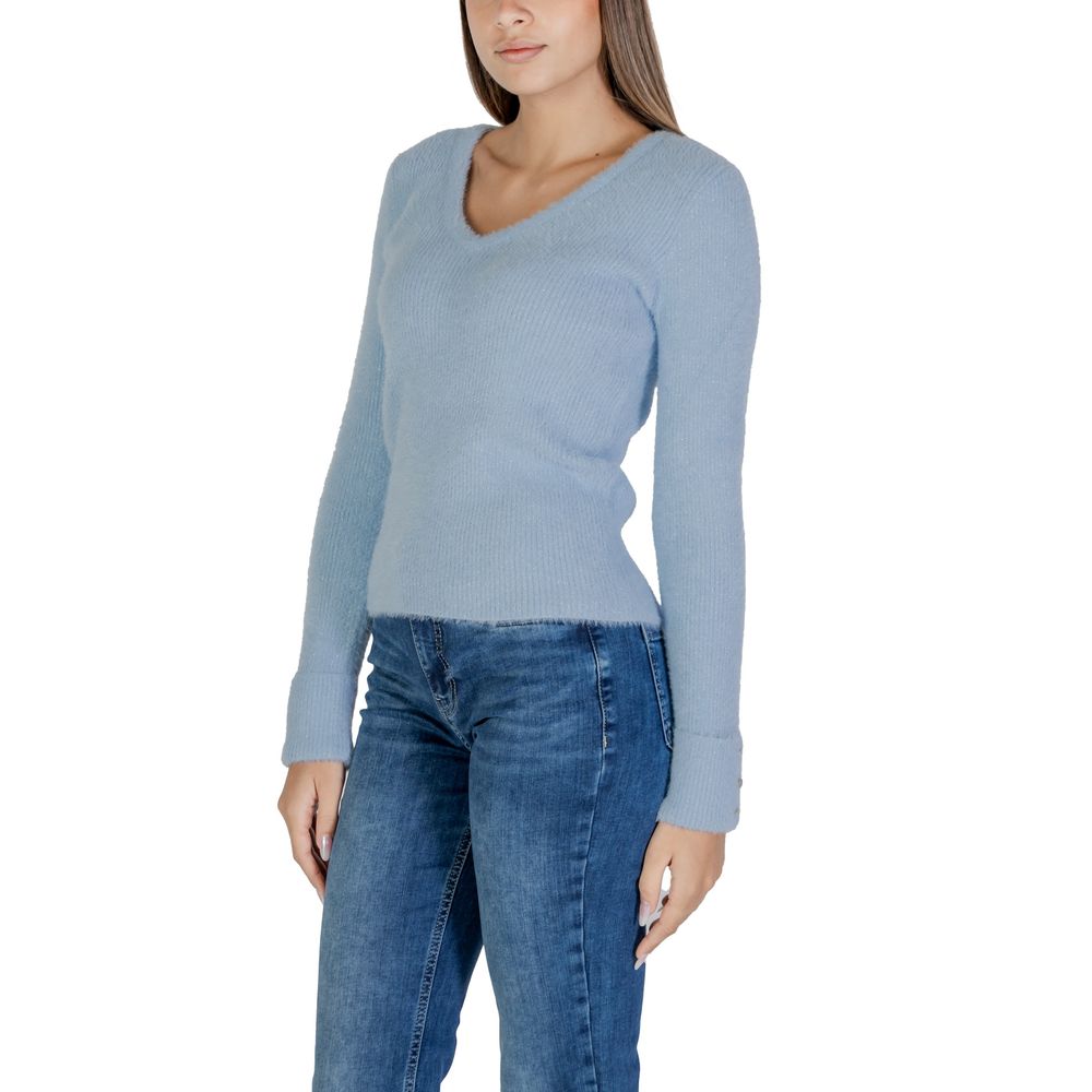 Blaues Polyamid-Sweatshirt