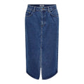 Blue Cotton Long Skirt