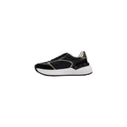 Black Leather Low Top Sneakers
