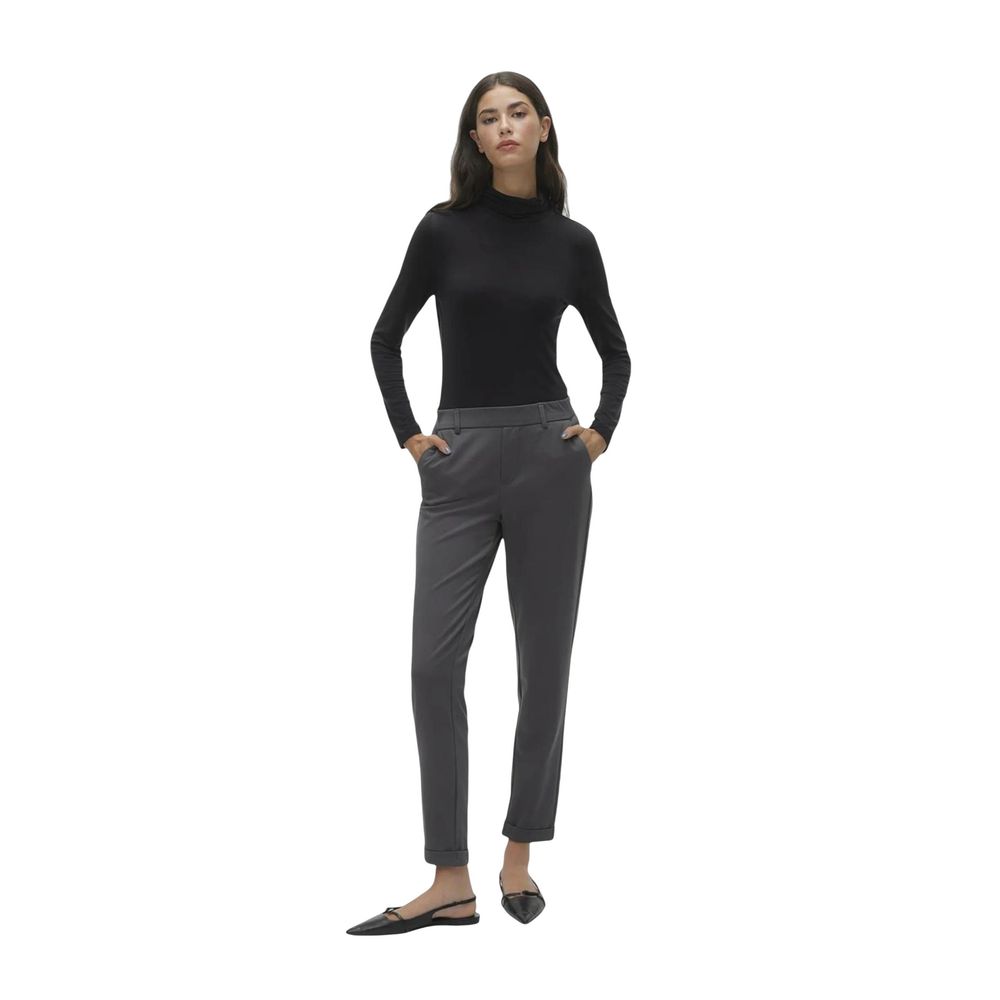 Graue Freizeithose aus Polyester