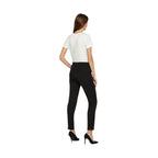 Freizeithose aus schwarzem Polyester