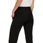 Freizeithose aus schwarzem Polyester