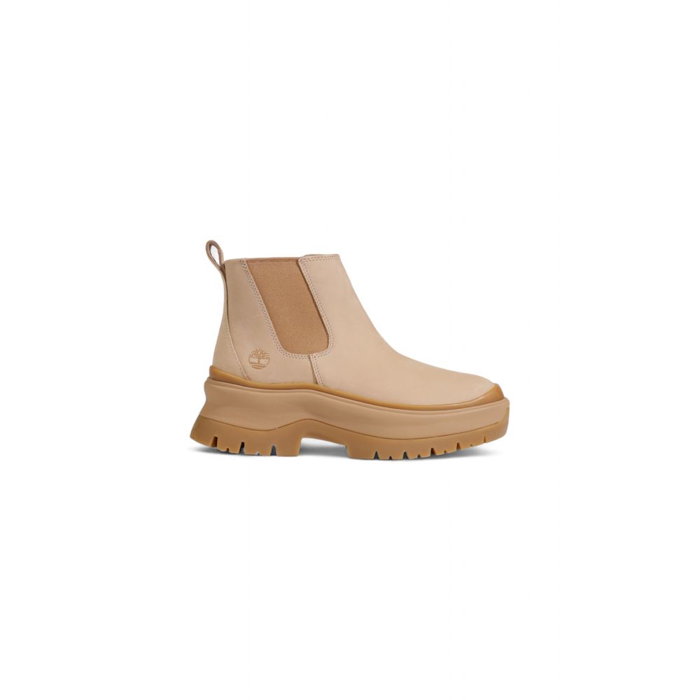Stivaletti in camoscio beige