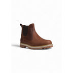 Braune Chelsea Boots aus Wildleder