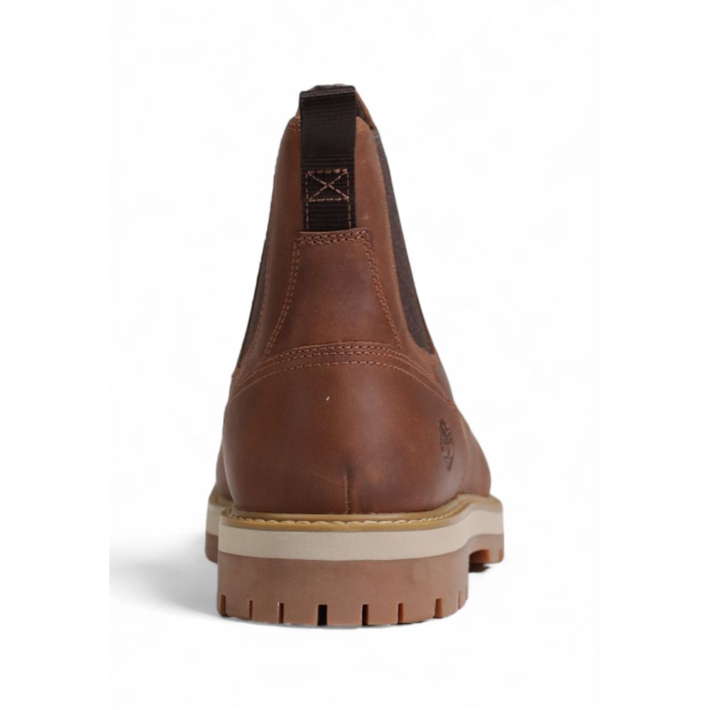 Braune Chelsea Boots aus Wildleder
