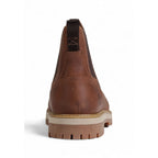 Braune Chelsea Boots aus Wildleder