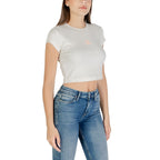 Cream Cotton T-Shirt