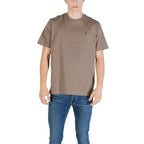 Braunes Baumwoll-T-Shirt