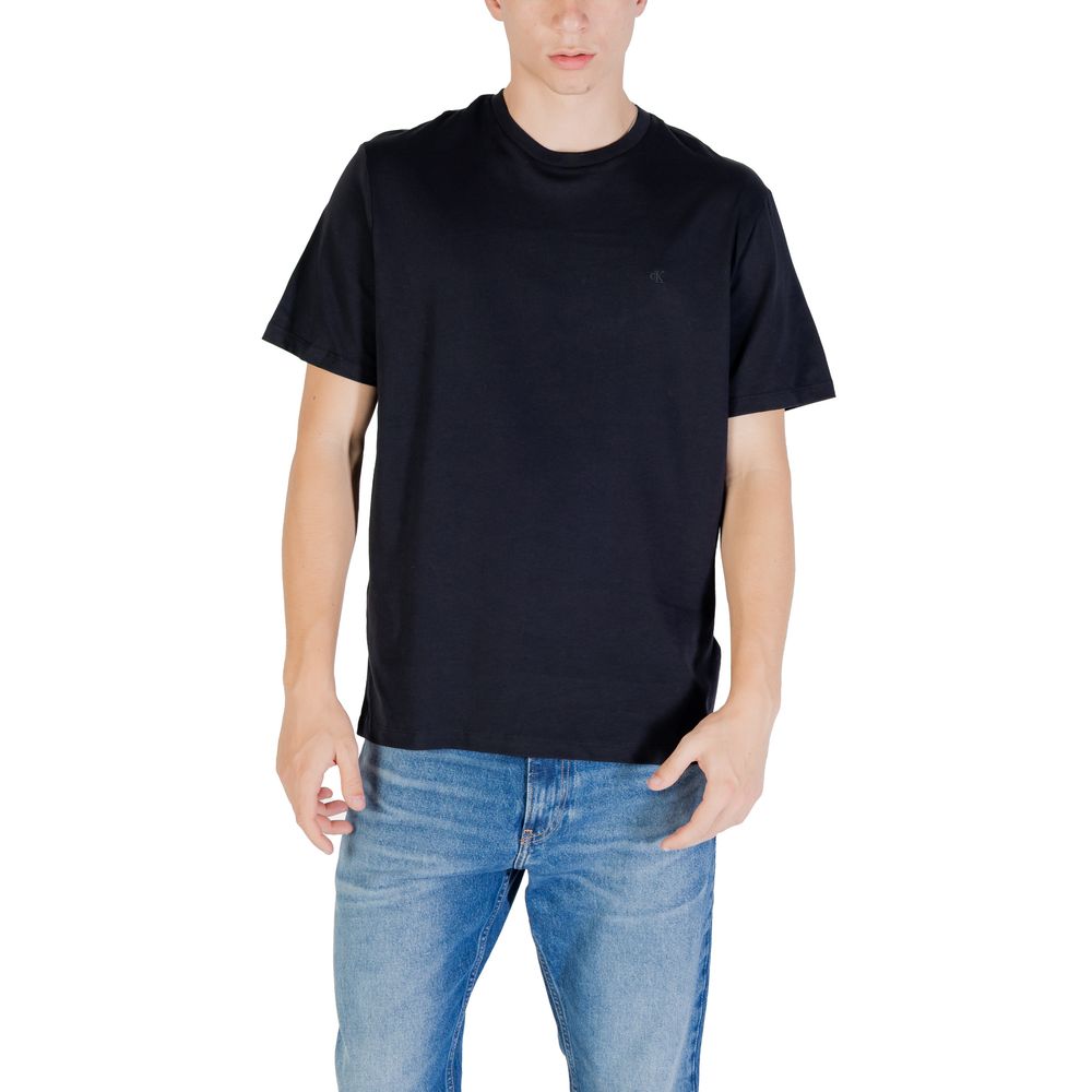 Graues Baumwoll-T-Shirt