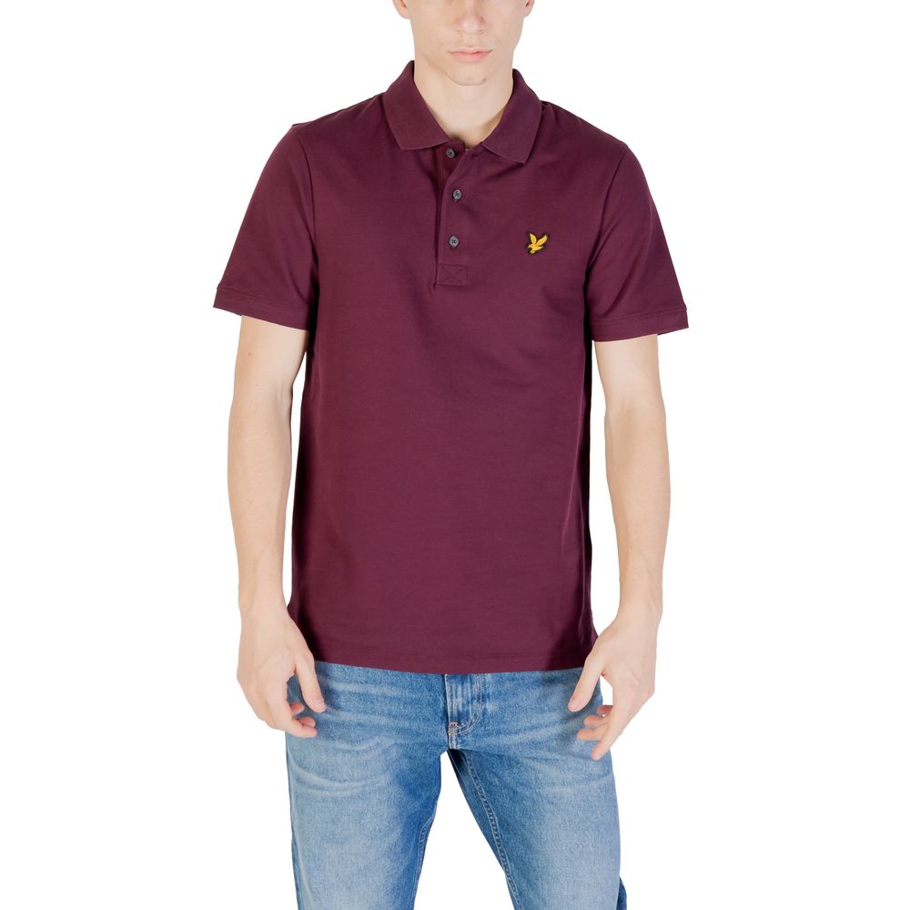 Polohemd aus Bordeaux-Baumwolle