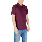 Polohemd aus Bordeaux-Baumwolle