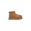 Ankle Boots aus beigem Wildleder