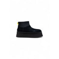 Schwarze Wildleder-Stiefeletten