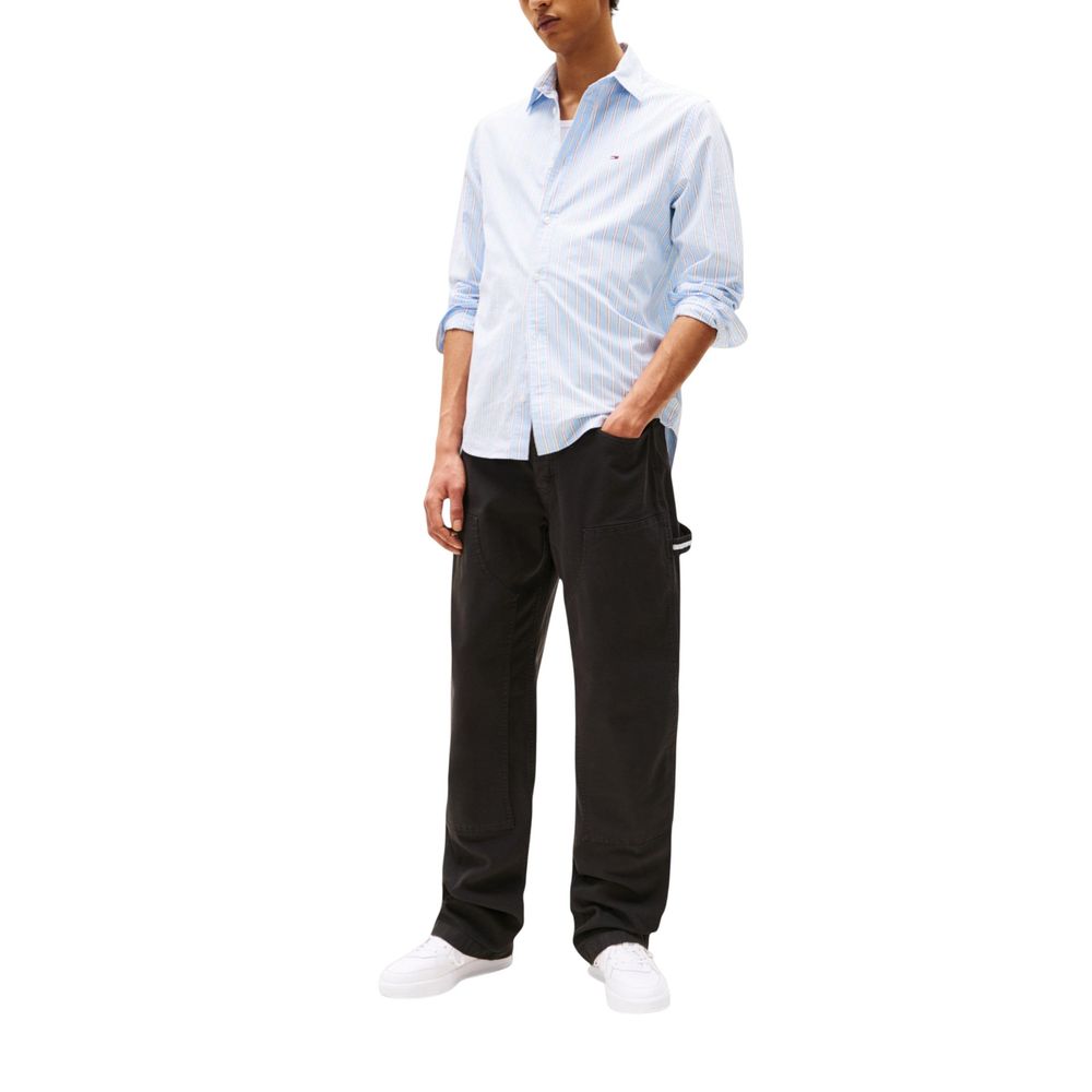 Schwarze Freizeithose aus Bio-Baumwolle