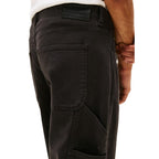 Schwarze Freizeithose aus Bio-Baumwolle