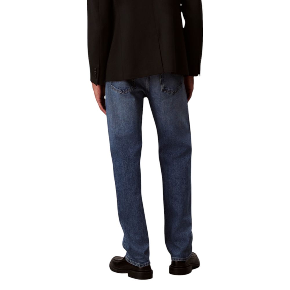 Blaue Baumwoll-Jeans (Relaxed Fit)