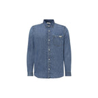 Blaues Jeanshemd