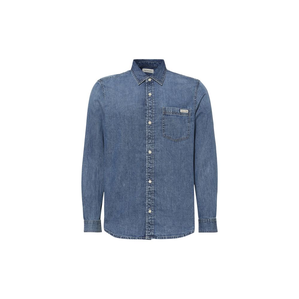 Blaues Jeanshemd