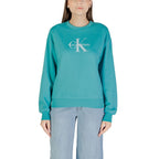 Blaues Baumwoll-Sweatshirt