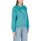 Blaues Baumwoll-Sweatshirt