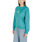 Blaues Baumwoll-Sweatshirt