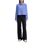 Blue Cotton Blouse