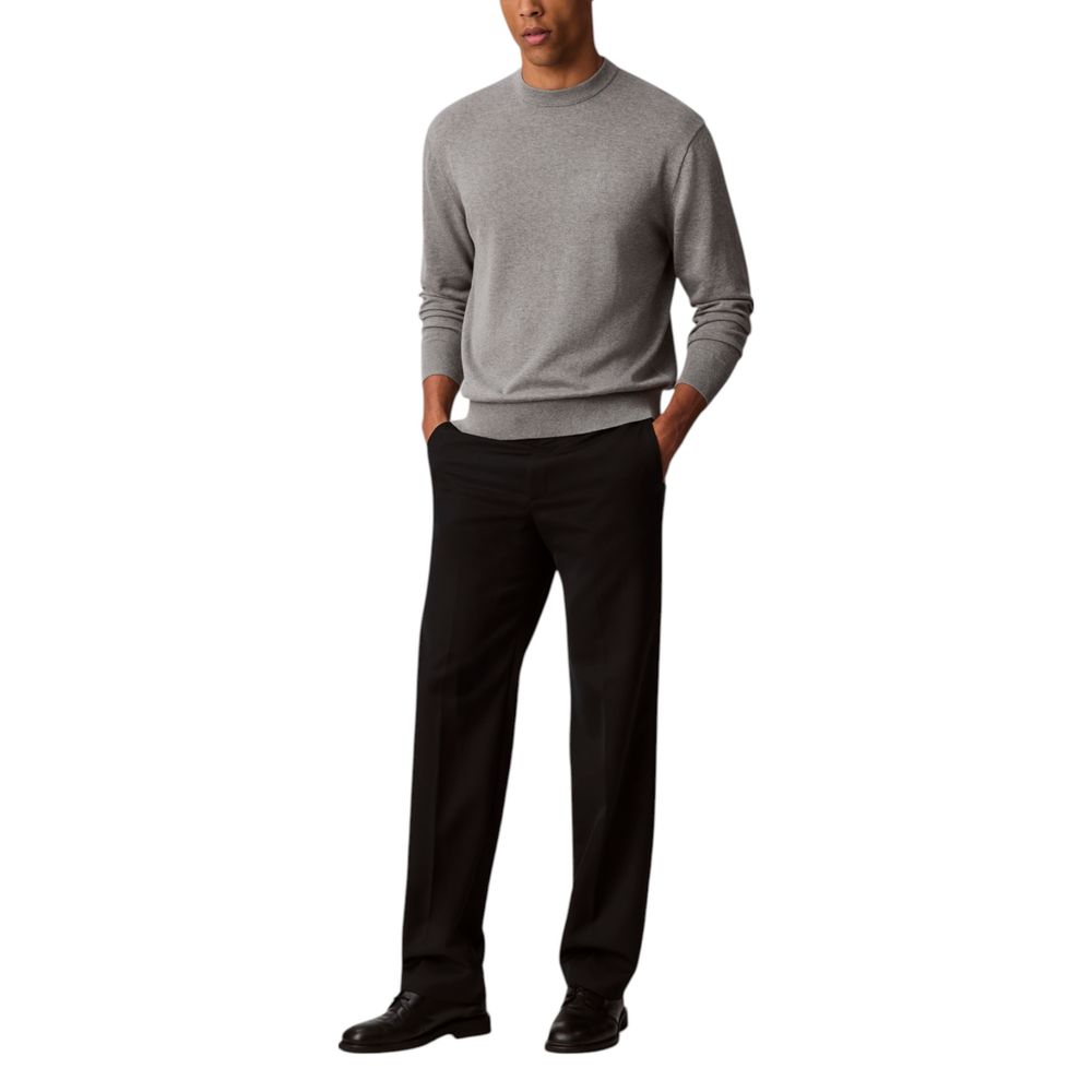 Graues Baumwoll-Sweatshirt