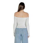 Cream Recycled Cotton Long Sleeve T-Shirt