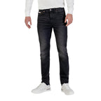 Blue Cotton Skinny Jeans