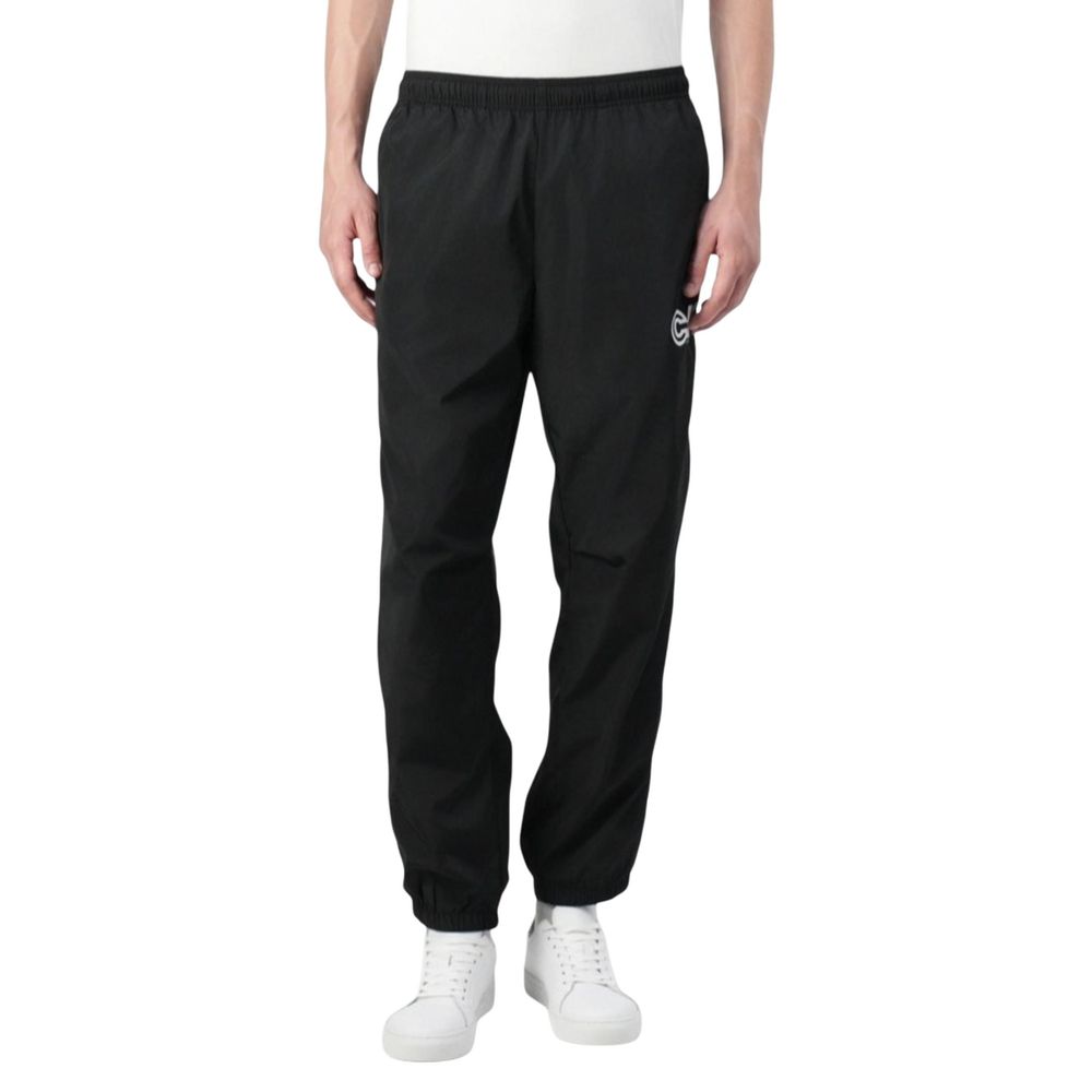 Schwarze Polyester-Jogginghose (Trainingshose)