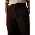 Black Cotton Joggers (Workout Pants)