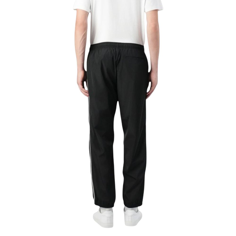 Schwarze Polyester-Jogginghose (Trainingshose)