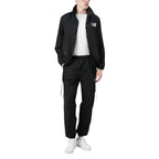 Schwarze Polyester-Jogginghose (Trainingshose)