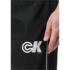 Schwarze Polyester-Jogginghose (Trainingshose)