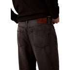 Black Lyocell Relaxed Fit Jeans