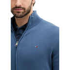 Blue Cotton Cardigan