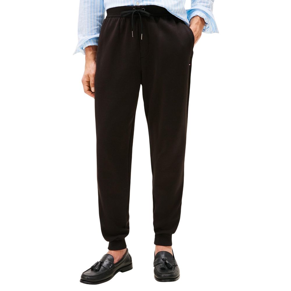 Black Cotton Joggers (Workout Pants)