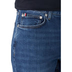 Blue Recycled Cotton Relaxed Fit Jeans