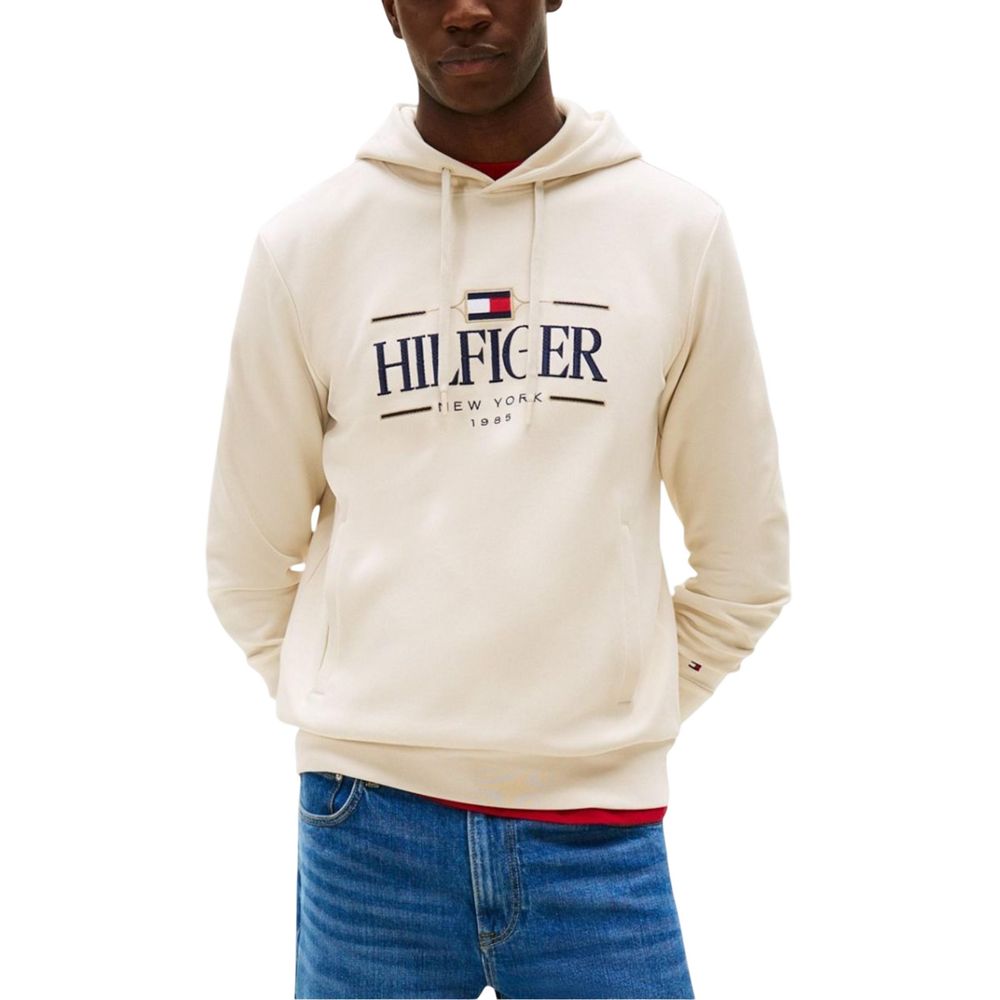 Beiger Hoodie aus Bio-Baumwolle