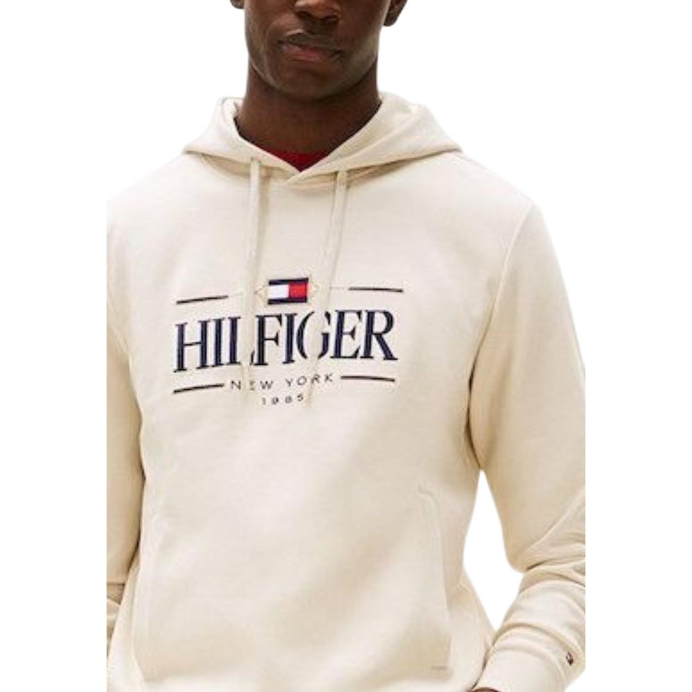 Beiger Hoodie aus Bio-Baumwolle