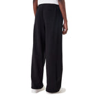 Schwarze Baumwoll-Jogginghose (Trainingshose)
