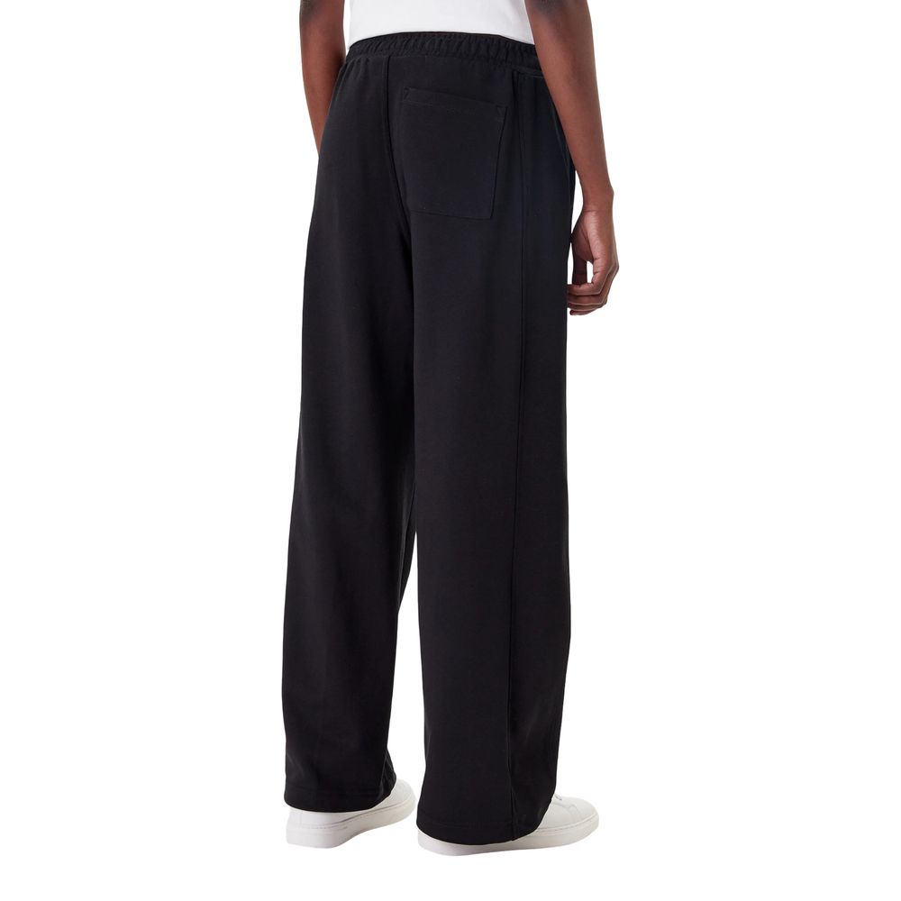 Schwarze Baumwoll-Jogginghose (Trainingshose)